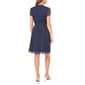 Womens MSK Short Sleeve Dot Chiffon Pintuck A-Line Dress - image 2