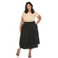 Womens White Mark Flared Tweed A-Line Skirt - image 5
