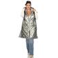 Womens White Mark Metallic Diamond Puffer Vest - image 4