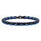 Mens Gentlemen's Classics&#40;tm&#41; Blue & Black Link Bracelet - image 1