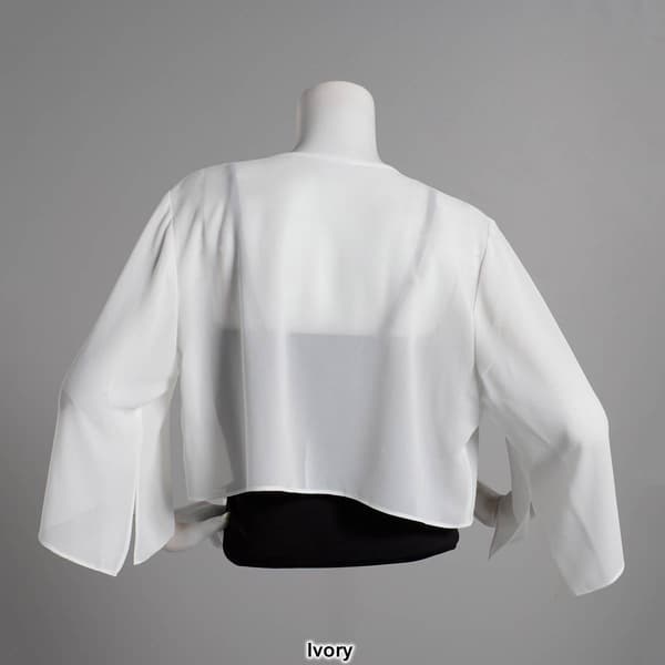 Womens Harper 241 Solid Drape Sheer Shrug