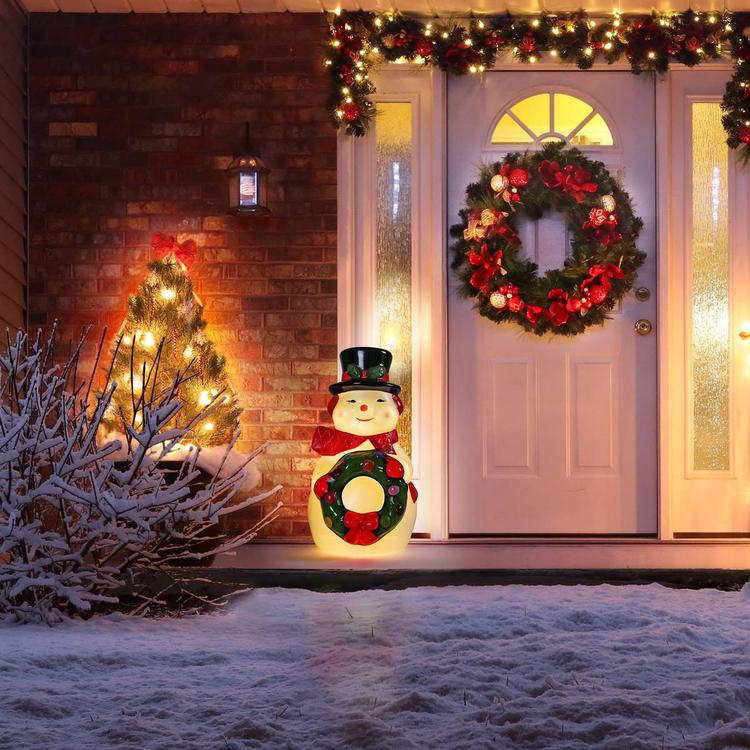 Mr. Christmas 24in. Lit Snowman Blow Mold