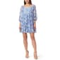 Juniors Wallflower 3/4 Sleeve Pleat Chiffon Dress - Lavender - image 1