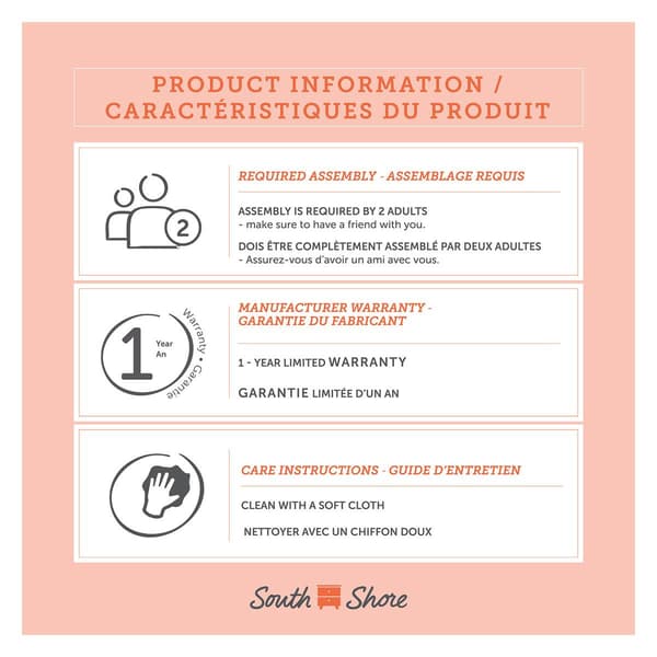 South Shore Balka Rattan Bar Stool - Set of 2