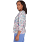 Womens Alfred Dunner Casual Vibe Pleat Neck Paisley Blouse - image 4