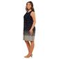 Petite Perceptions Sleeveless Dot Pleat Shift Dress - image 4