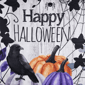 Northlight Pumpkins and Crow "Happy Halloween" Outdoor House Flag - image 4