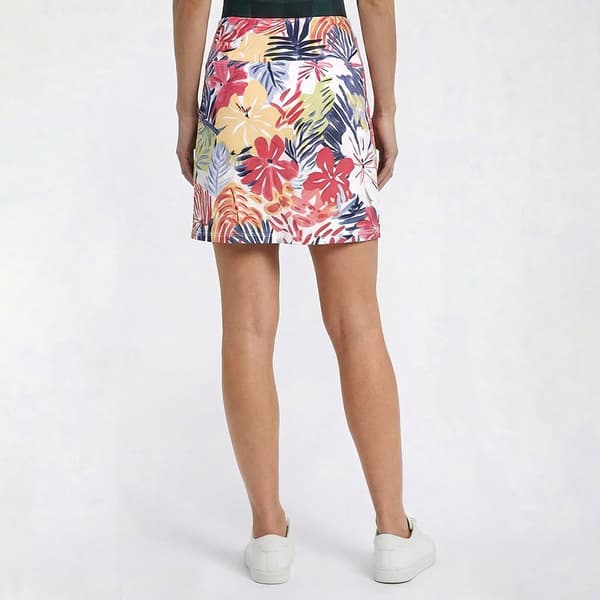 Womens Weekend Routine by Teez Her® Painted Floral Skort