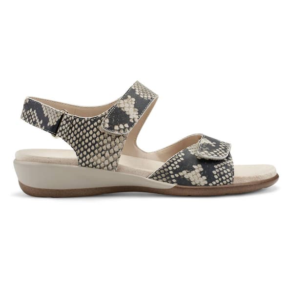 Womens Easy Spirit Hartwell Snakeskin Strappy Sandals