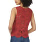 Womens Cece Sleeveless Scallop Edge Open Knit Sweater - image 2