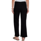 Womens Ruby Rd. Key Items Jet Black Stovepipe Wide Leg Jeans - image 2