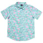 Boys (8-20) Hurley Short Sleeve Tropical Button Down Shirt - image 1