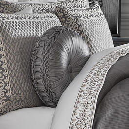 Five Queens Court Houston Round Tufted Decorative Pillow