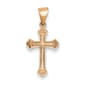 Gold Classics&#40;tm&#41; 14kt. Rose Gold Cross Pendant - image 1