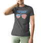 Young Mens Top Gun Americana Flag Shades Graphic Tee - image 2