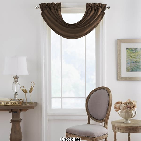 Elrene Versailles Solid Window Valance - 52x36