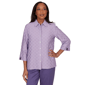 Womens Alfred Dunner Grand Bazaar Square Button Front Blouse - image 1