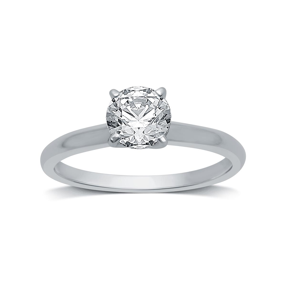 Nova Star® Lab Grown Diamond Solitaire Engagement Ring