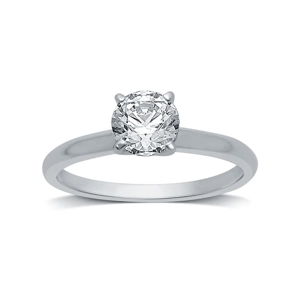 Nova Star(R) Lab Grown Diamond Solitaire Engagement Ring - image 