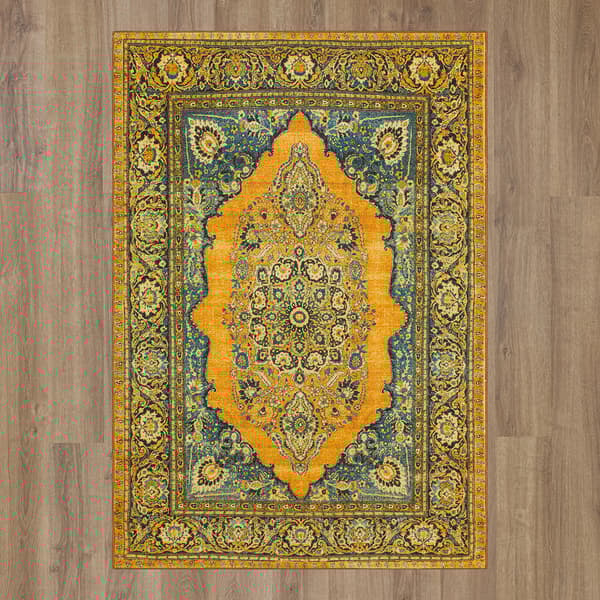 Mohawk Home Carousel Channary Gold Medallion Accent Rug - 2' x 3' - image 