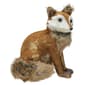 Northlight 10.25in. Plush Sitting Fox Figure Animal Decoration - image 1