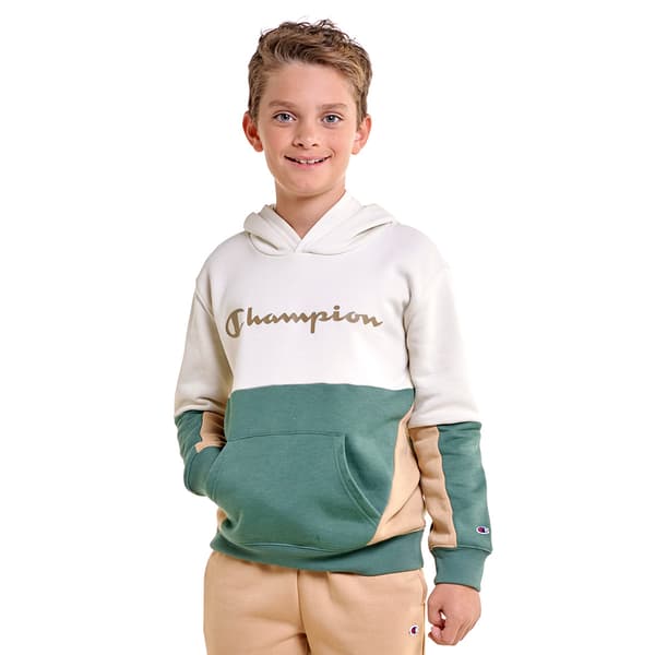 Boys &#40;8-20&#41; Champion&#40;R&#41; Color Block Pieced Hoodie - image 
