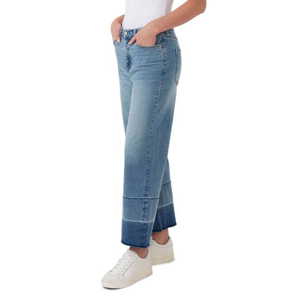 Womens Seven7 Released Hem Wide Leg Jeans