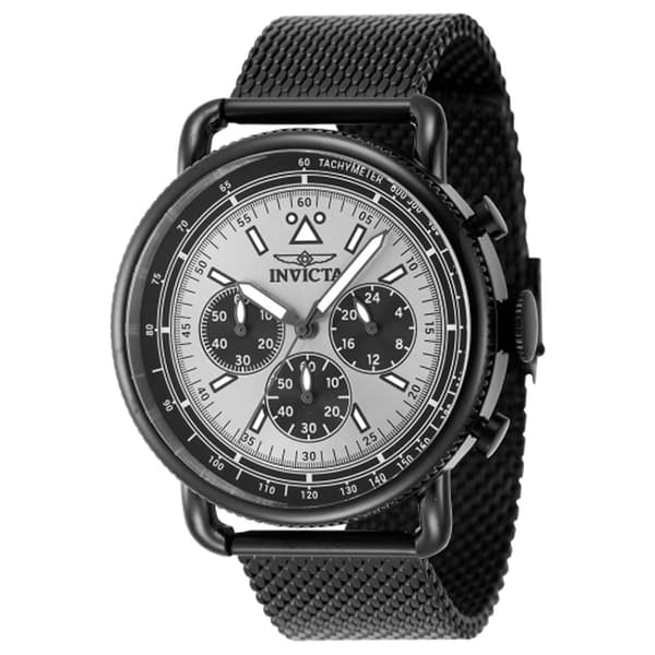 Mens Invicta Speedway Black Quartz Chronograph Watch - 47362 - image 