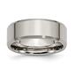 Mens Endless Affection&#40;tm&#41; Beveled Edge Titanium 8mm Wedding Band - image 1