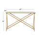 9th & Pike® White Metal Contemporary Console Table - image 4