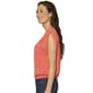Womens Democracy Cap Sleeve Bubble Hem Stripe Blouse - image 3