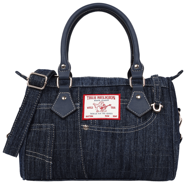 True Religion Denim Heritage Satchel With Top Handles & Strap