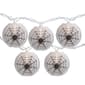 Northlight Seasonal 10ct. Spider Paper Lantern Halloween Lights - image 1