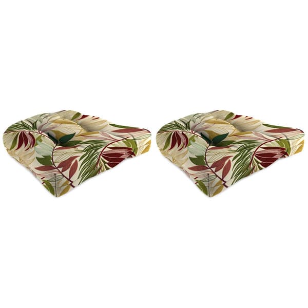 Jordan Manufacturing Oasis Gem Wicker Chair Cushions - Set Of 2 - image 