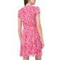 Petite MSK Short Sleeve Floral Chiffon Pintuck Dress - image 2