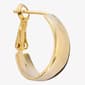 Athra 14kt. Gold over Brass 15mm Oval Hoop Earrings - image 2