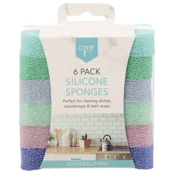 Set of 6 Plush Silicone Sponges - image 
