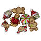 Northlight Seasonal 8 Gingerbread Men with Sweet Treat Ornaments - image 1