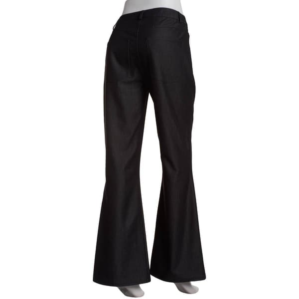 Womens Nicole Miller Denim Unlined Flare Pants