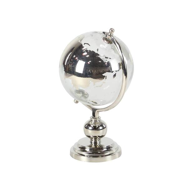 9th & Pike&#174; Silver Glass Traditional Globe