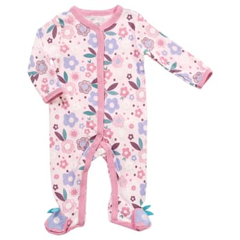 Baby Girl (NB-9M) Baby Gear Floral Footed Pajamas - Boscov's