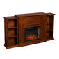 Southern Enterprises Bookcase Electric Fireplace - image 3