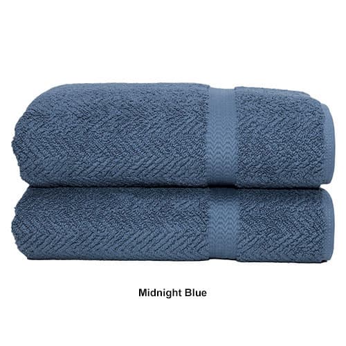 Linum 2pc. Herringbone Bath Towel Set