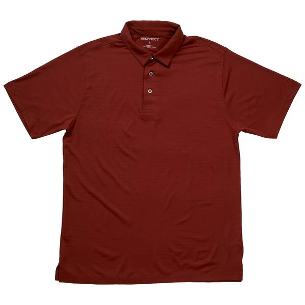 Mens Architect(R) Tonal Space Dye Polo - Burgundy - image 