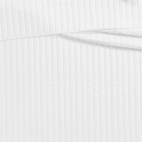 Brooklyn Loom Solid Cotton Percale 3pc. Quilt Set - image 