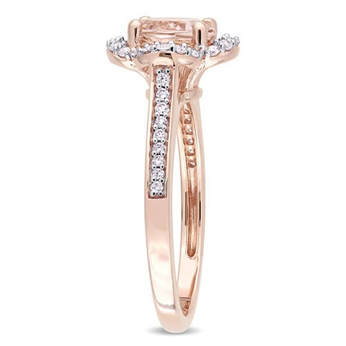 Gemstone Classics™ 1 1/6ctw. Morganite Engagement Ring