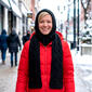 Womens Steve Madden Cable Knit Hood Scarf - image 1