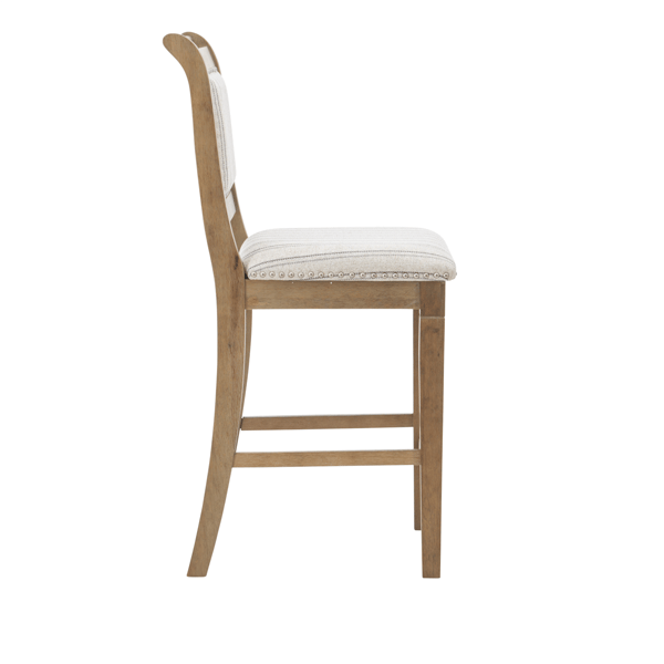 Linon Home Decor Emmy Grey Counter Stool