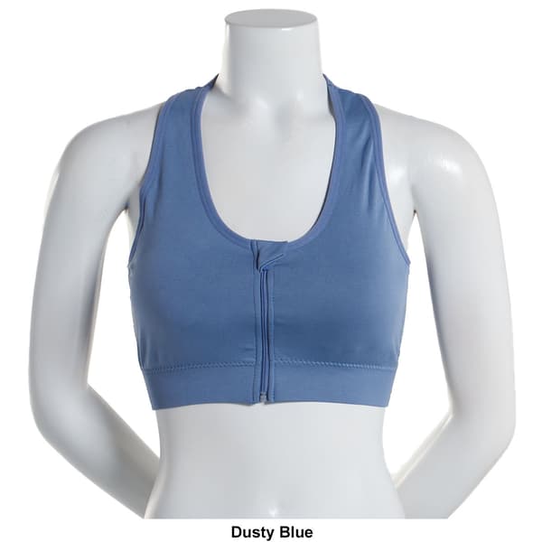 Womens Shadow Sport Seamless Zip Front Sports Bra