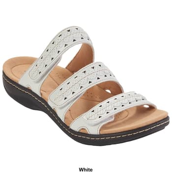 Womens Clarks® Laurieann Cove Strappy Slide Sandals - Boscov's